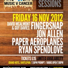 Jon Allen And Paper Aeroplanes To Play MvC Live Sessions This Weekend