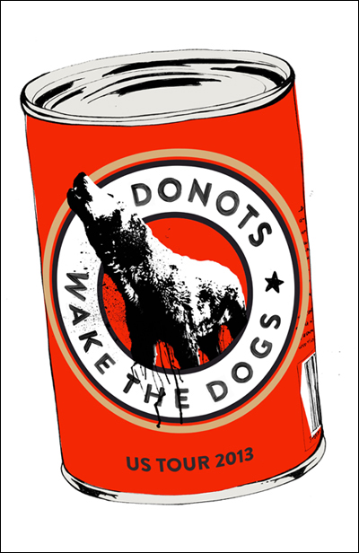 Donots Limited Edition Screen Printed US Tour Posters Now Available