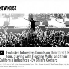Donots Interviewed By New Noise Magazine