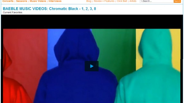 chromatic BLaCK’s “1,2,3,8″ A “Current Favorite” On Baeble Music