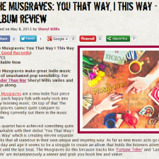 Louder Than War Reviews The Musgraves’ “You That Way I This Way”