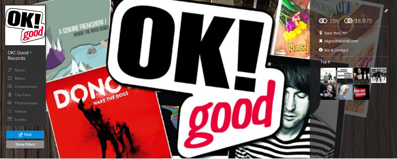 OK! Good Records Is On The New MySpace