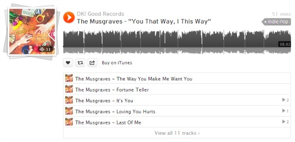 The Musgraves "You That Way I This Way" Is Now On SoundCloud!