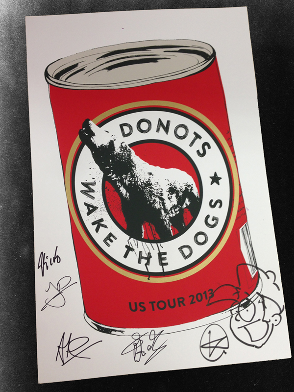 DONOTS - Autographed Screen Printed US Tour Posters (Limited Edition)