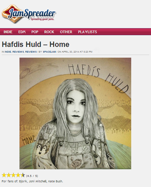 Hafdis Huld Home JamSpreader Album Review