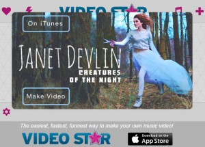 Janet Devlin Video Star App Feature