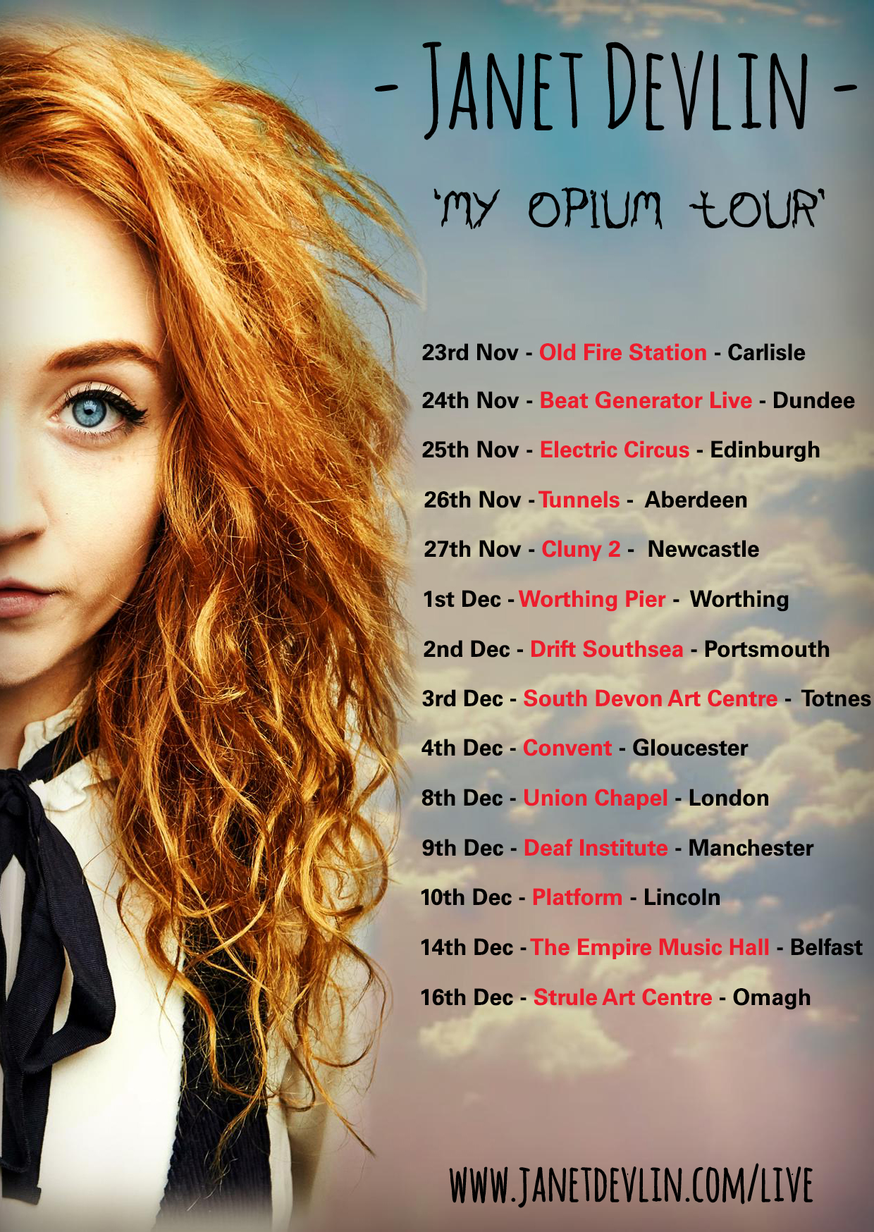 Janet Devlin Performing Live at The Electric Circus