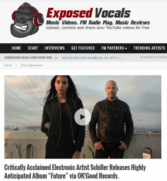 Exposed Vocals Features Schiller's "Future"